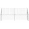 vidaXL Chicken Cage Silver 100x100x190 cm Galvanised Steel