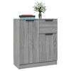 vidaXL Sideboards 2 pcs Grey Sonoma 60x30x70 cm Engineered Wood