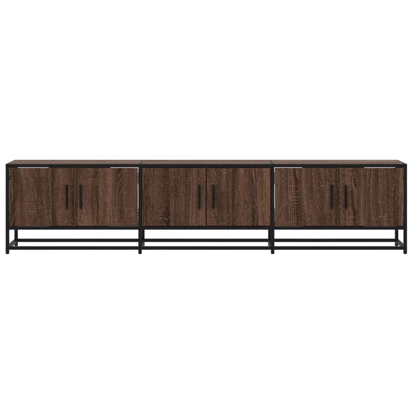 vidaXL TV Cabinet Brown Oak 180x35x41 cm Engineered Wood