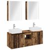 vidaXL Bathroom Cabinet Set 5 pcs Old Wood Engineered Wood
