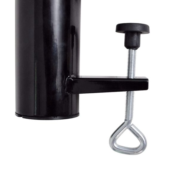 vidaXL Outdoor Umbrella Holder Steel Black