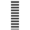 vidaXL Zebra Blind Black 55x100 cm Fabric Width 50.9 cm Polyester