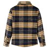 Kids' Plaid Shirt Yellow and Black 116