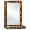 vidaXL Bathroom Mirror Brown 50 x 22 x 70 cm Solid Wood Reclaimed