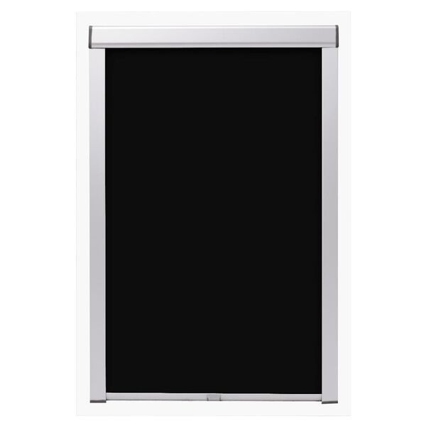 vidaXL Blackout Roller Blinds Black M04/304