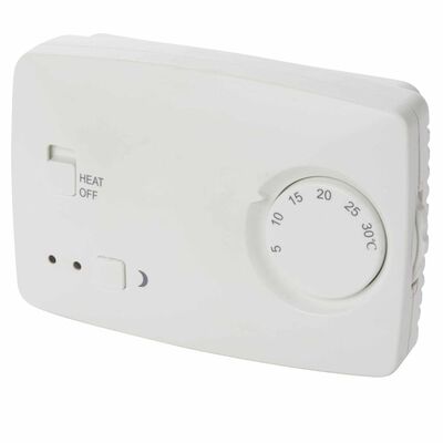 Perel Non-Programmable Thermostat White CTH407