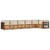 vidaXL Outdoor Sofa Set 6 pcs Natural Solid Acacia Wood