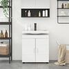 vidaXL Bathroom Cabinet Set with Storage TULUM White 60 x 34 x 63 cm