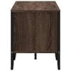 vidaXL TV Cabinet Brown Oak 122x34x41 cm Engineered Wood