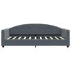 vidaXL Day Bed without Mattress Dark Grey 90x190 cm Single Velvet