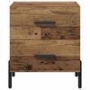 vidaXL Bedside Cabinet Old Wood 40 x 35 x 47.5 cm Engineered Wood
