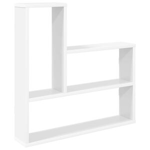 vidaXL Wall Shelf White 60 x 11 x 60 cm Engineered Wood
