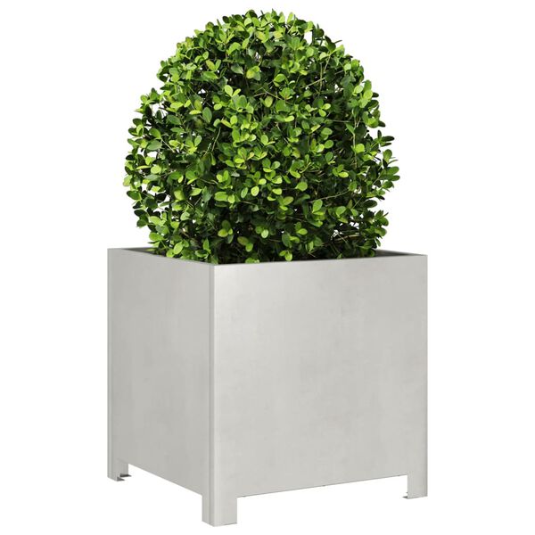 vidaXL Garden Planter 40x40x40 cm Stainless Steel