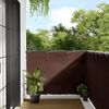 vidaXL Balcony Screen Brown 120x700 cm 100% Polyester Oxford