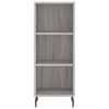 vidaXL Highboard Grey Sonoma 34.5x34x180 cm Engineered Wood