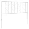 vidaXL Metal Headboard White 107 cm
