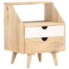 vidaXL Bedside Cabinet 40x30x50 cm Solid Mango Wood