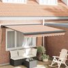 vidaXL Retractable Awning Multicolour 350 x 250 cm Fabric and Metal
