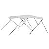 vidaXL 3 Bow Bimini Top White 183x196x137 cm
