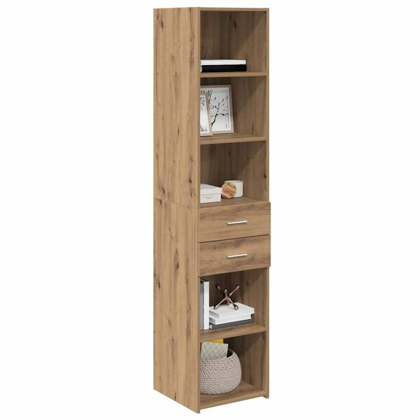 vidaXL Highboard Artisan Oak 40 x 42.5 x 185 cm Engineered Wood