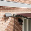 vidaXL Manual Retractable Awning with LEDs Brown 500x300 cm