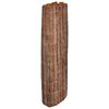 vidaXL Bark Fence Brown 600 x 125 cm Bark