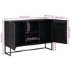 vidaXL Sideboard Black 105 x 30 x 68 cm