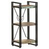vidaXL 3-Tier Bookcase 40x30x80 cm Solid Reclaimed Wood
