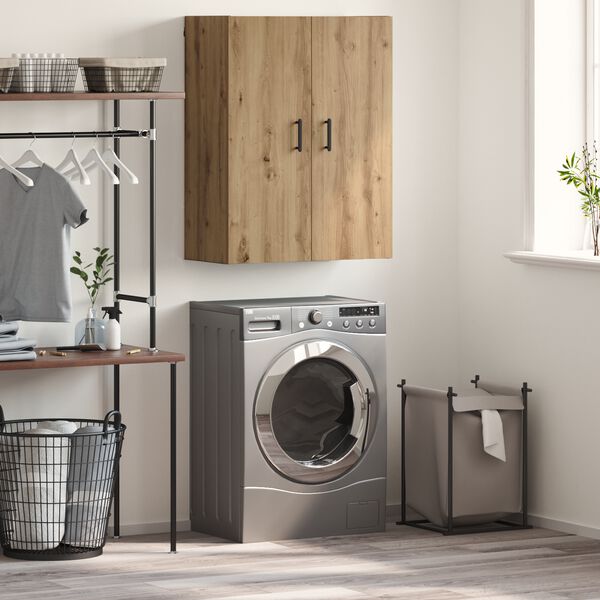 vidaXL Wall Cabinet Artisan Oak 69.5 x 34 x 90 cm Engineered Wood