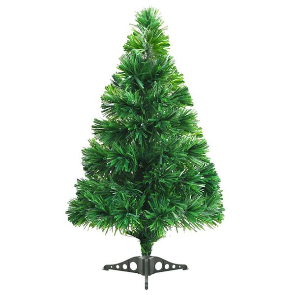 vidaXL Artificial Christmas Tree Fibre Optic 64 cm Green