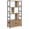 vidaXL Bookshelf Artisan Oak 80 x 30 x 155.5 cm Engineered Wood