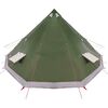 vidaXL Family Tipi Tent Folding with Roof Green 560 x 560 x 300 cm