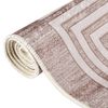 vidaXL Rug Washable 80x300 cm Beige Anti Slip