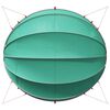 vidaXL Pool Dome Folding Manual Blue 546 x 516 x 250 cm