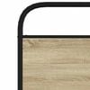 vidaXL Replace Headboard Sonoma Oak 100 cm Steel and Engineered Wood