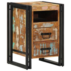 vidaXL Bedside Cabinet 40x40x59 cm Solid Wood Reclaimed