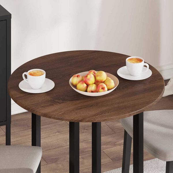 vidaXL Table Top Brown oak 70 x 70 x 1.5 cm Engineered Wood