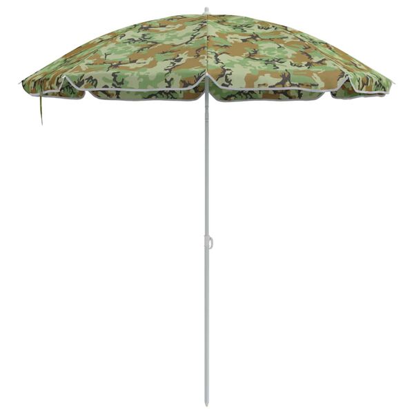 vidaXL Umbrella Camouflage 161 x 161 x 193 cm Polyester