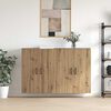vidaXL Wall-Mounted Cabinet 2 pcs Artisan Oak 69.5 x 34 x 90 cm