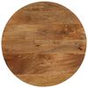 vidaXL Table Top &Oslash; 50x2.5 cm Round Solid Wood Mango