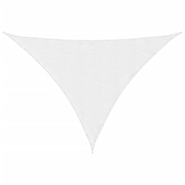 vidaXL Sunshade Sail Oxford Fabric Triangular 3x4x5 m White