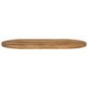 vidaXL Table Top 100x50x3.8 cm Oval Solid Wood Mango