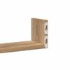 vidaXL Wall Shelf 3 pcs Artisian Oak Engineered Wood