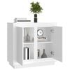 vidaXL Sideboard White 80x34x75 cm Engineered Wood