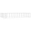 vidaXL Outdoor Dog Kennel Galvanised Steel 79,86 m&sup2;