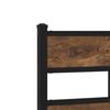 vidaXL Replace Headboard Smoked Oak 90 cm Iron and Engineered Wood