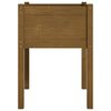 vidaXL Garden Planter Honey Brown 50x50x70 cm Solid Pinewood