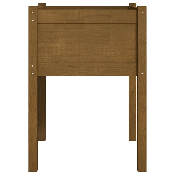 vidaXL Garden Planter Honey Brown 50x50x70 cm Solid Pinewood