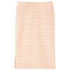 Kids' Straight Skirt with Stripes Fluorescent Orange 104