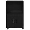 vidaXL Cabinet Black Oak 55 x 40 x 82 cm